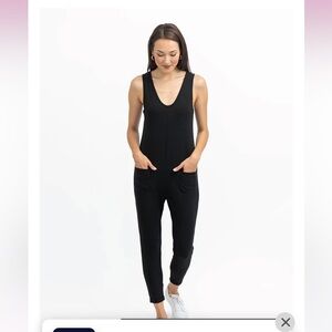 SMASH +TESS black jumpsuit sleeveless Saturday Romper midnight black XXS